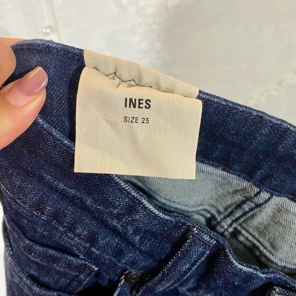 NWT Rebecca Taylor la vie ines high waisted straight leg jeans size 25 - Picture 9 of 13